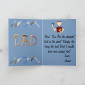 ツール父の日のグリーティングカード カード (内部)