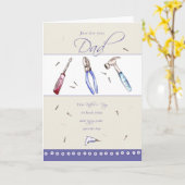 ツール父の日カード カード (黄色い花)