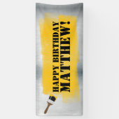 ツール誕生日パーティバナー 横断幕 (縦)