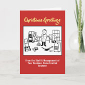 ツール販売またはツール採用クリスマスカード シーズンカード (正面)