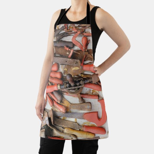 [ツール]アンティーク素朴[Red Man]ツール エプロン (インサイチュ)