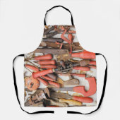 [ツール]アンティーク素朴[Red Man]ツール エプロン (正面)