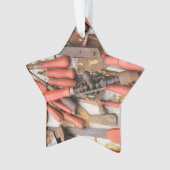 [ツール]アンティーク素朴[Red Man]ツール オーナメント (正面)