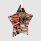 [ツール]アンティーク素朴[Red Man]ツール オーナメント (正面)