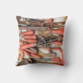 [ツール]アンティーク素朴[Red Man]ツール クッション (裏面)