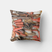 [ツール]アンティーク素朴[Red Man]ツール クッション (正面)