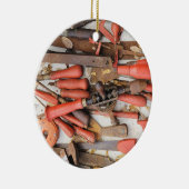 [ツール]アンティーク素朴[Red Man]ツール セラミックオーナメント (右)