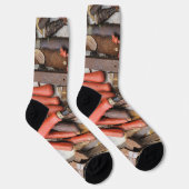 [ツール]アンティーク素朴[Red Man]ツール ソックス (右)