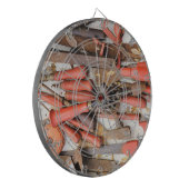 [ツール]アンティーク素朴[Red Man]ツール ダーツボード (正面左)