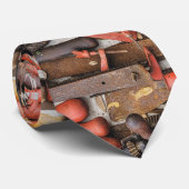 [ツール]アンティーク素朴[Red Man]ツール ネクタイ (ロール)