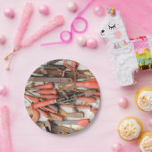 [ツール]アンティーク素朴[Red Man]ツール ペーパープレート (パーティー)