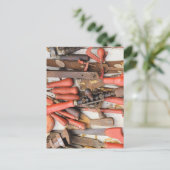 [ツール]アンティーク素朴[Red Man]ツール ポストカード (スタンド正面)