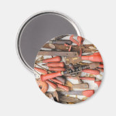 [ツール]アンティーク素朴[Red Man]ツール マグネット (正面/裏面)