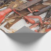 [ツール]アンティーク素朴[Red Man]ツール ラッピングペーパー (角)