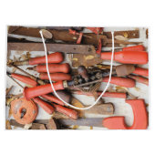 [ツール]アンティーク素朴[Red Man]ツール ラージペーパーバッグ (裏面)