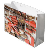 [ツール]アンティーク素朴[Red Man]ツール ラージペーパーバッグ (裏面アングル)