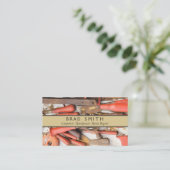 [ツール]アンティーク素朴[Red Man]ツール 名刺 (スタンド正面)