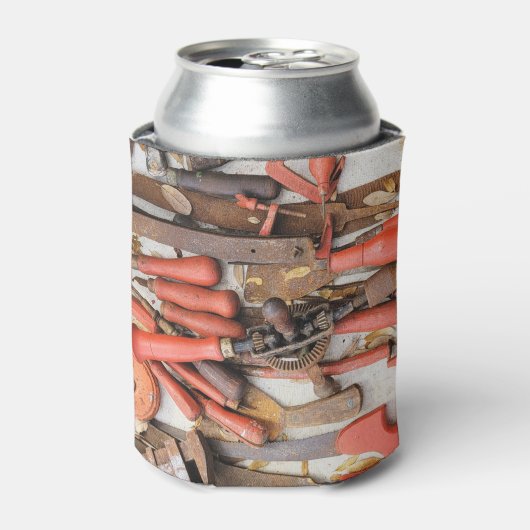 [ツール]アンティーク素朴[Red Man]ツール 缶クーラー (缶正面)