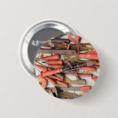 [ツール]アンティーク素朴[Red Man]ツール 缶バッジ (正面&裏面)