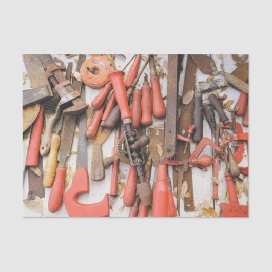 [ツール]アンティーク素朴[Red Man]ツール 薄葉紙 (正面)