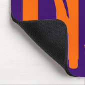 ツール – オレンジ色の深い紫 マウスパッド (コーナー)