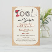 ツール＆ガジェット ハニー ドゥ シャワー 招待状 (スタンド正面)