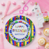 ツール、トラック、車、トラクター誕生日 ペーパープレート (パーティー)