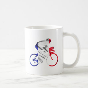ツール・ド・フランスのサイクリスト コーヒーマグカップ