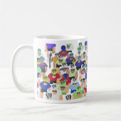 ツール・ド・フランスのマグ コーヒーマグカップ (左)