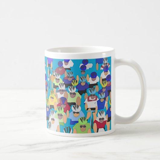 ツール・ド・フランスのマグ コーヒーマグカップ (右)