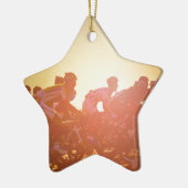 ツール・ド・フランスの日没 セラミックオーナメント (左)