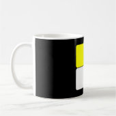 ツール・ド・フランスのJerseys 3の黒 コーヒーマグカップ (左)