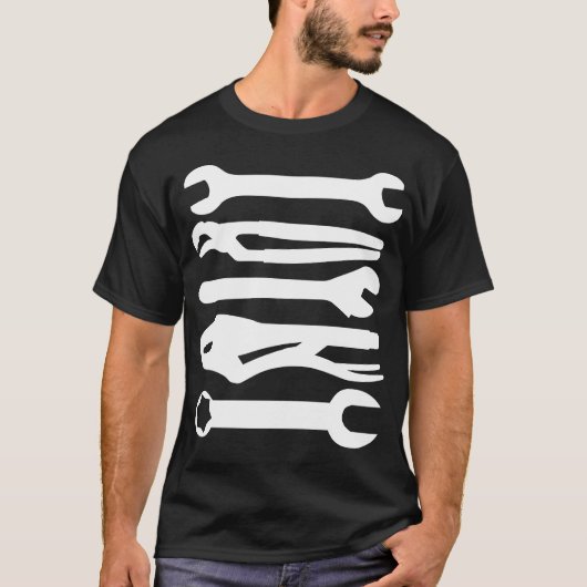 ツール - ホワイト Tシャツ (正面)