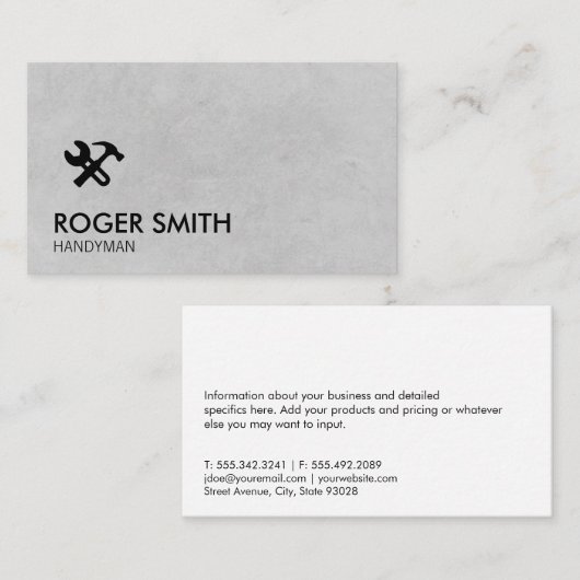 ツール 名刺 (正面/裏面)