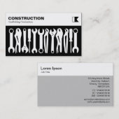 ツール – 白（黒） 名刺 (正面/裏面)