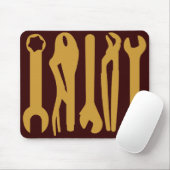 ツール – 茶色の影 マウスパッド (マウス)
