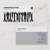 ツール – 黒（白） 名刺 (正面/裏面)