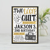 ツーレギットトやめ招待状ツーレギットパーティー 招待状 (スタンド正面)