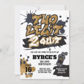 ツーレギットトやめ誕生日招待状 招待状 (正面)