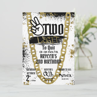 ツーレギットトやめ誕生日招待状 招待状