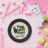 ツーレギットレトロ90のヒップホップ第2の誕生日 ペーパープレート (パーティー)