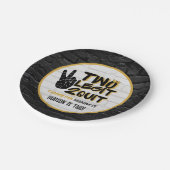 ツーレギットレトロ90のヒップホップ第2の誕生日 ペーパープレート (アングル)