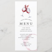 ツーレッドワインスタイルティブスお祝い メニュー (正面)