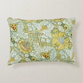 ツーロンの金ゴールドおよび緑 アクセントクッション