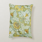 ツーロンの金ゴールドおよび緑 アクセントクッション (裏面(縦))