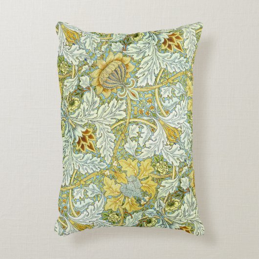 ツーロンの金ゴールドおよび緑 アクセントクッション (正面(垂直))