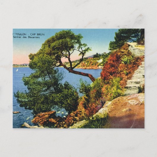 ツーロン、キャップブラン、1924 ポストカード (正面)
