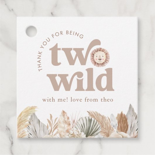 ツーワイドライオン誕生日スクエアサンキューホテル フェイバータグ (正面)