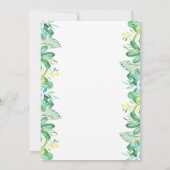 ツーワイルドガール2nd誕生日パーティの招待状 招待状 (裏面)