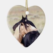 ツーワイルドホースホースホリデーオーナメント セラミックオーナメント (右)